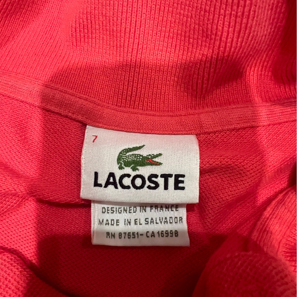 Lacoste Vibrant Red Polo